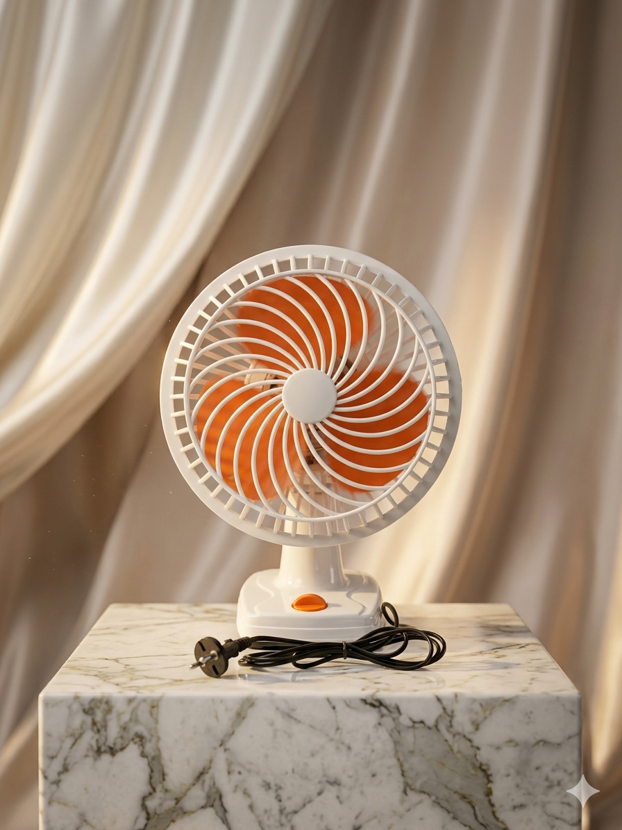 Elino Premium Quiet Table Fan | Compact Cooling for Home & Office