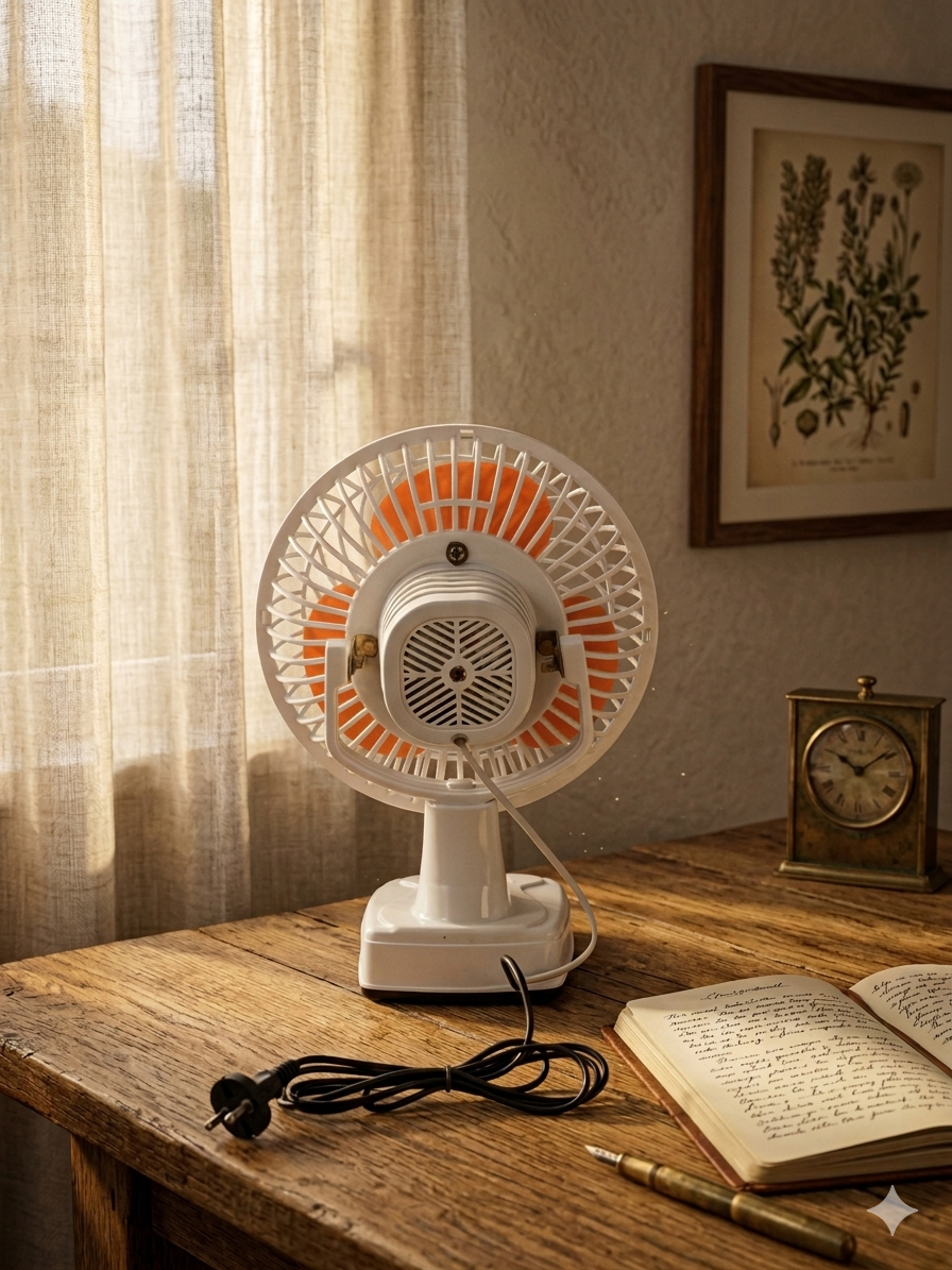 Elino Premium Quiet Table Fan | Compact Cooling for Home & Office